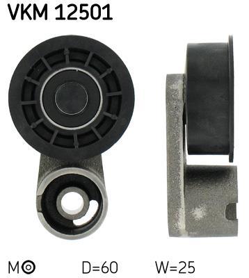 Galet tendeur de courroie de distribution (Galet tendeur de courroie crantée) SKF ref. VKM 12501
